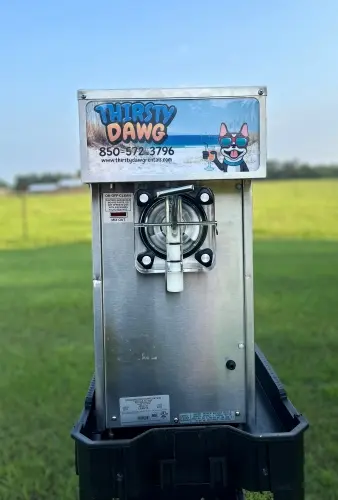 Grindmaster 3311 – Stainless single-flavor machine. Great for weddings, showers, or pairing two machines together for higher-output two-flavor service.