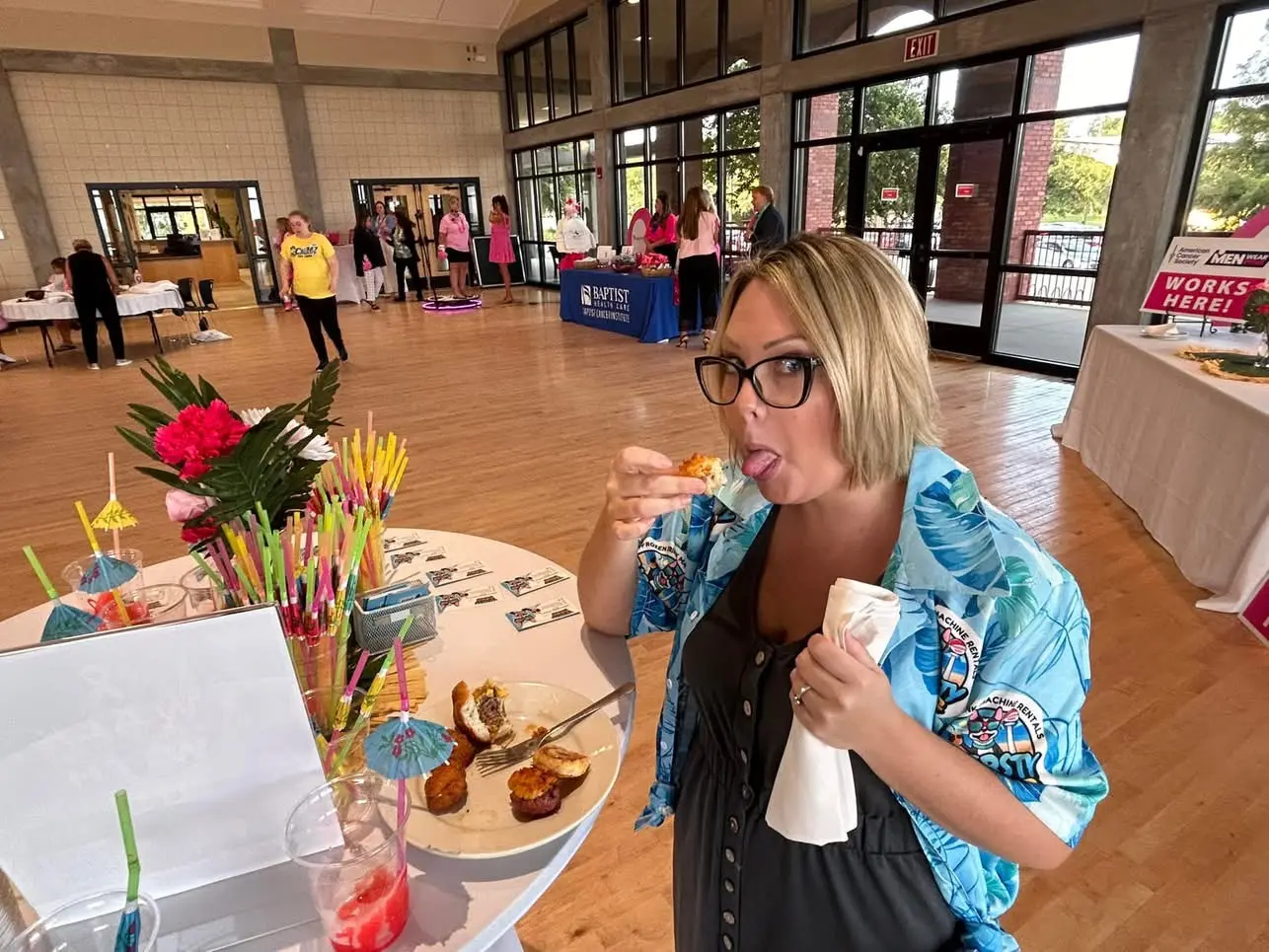 Serving Pink Power at Awareness Events